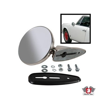 DOOR MIRROR WITHOUT FRAME STAINLESS STEE